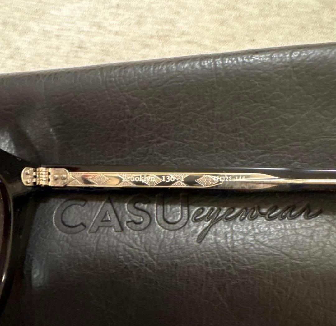 CASU eyewear / Brooklyn136ブルックリン　黒