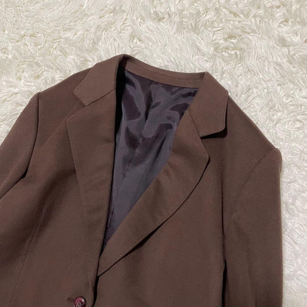 2XL相当　エルメネジルドゼニア　カシミヤ100%　ジャケット　ブラウン　美品