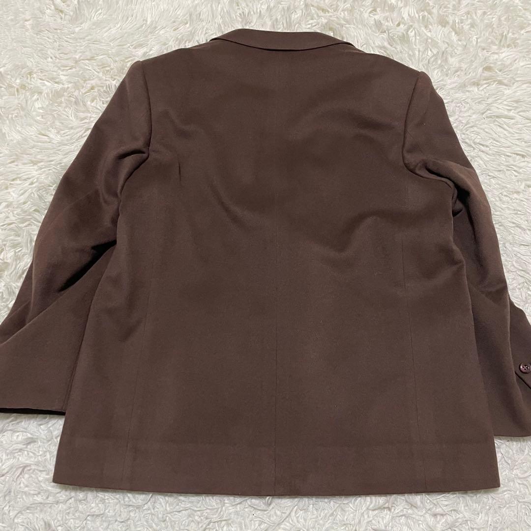 2XL相当　エルメネジルドゼニア　カシミヤ100%　ジャケット　ブラウン　美品
