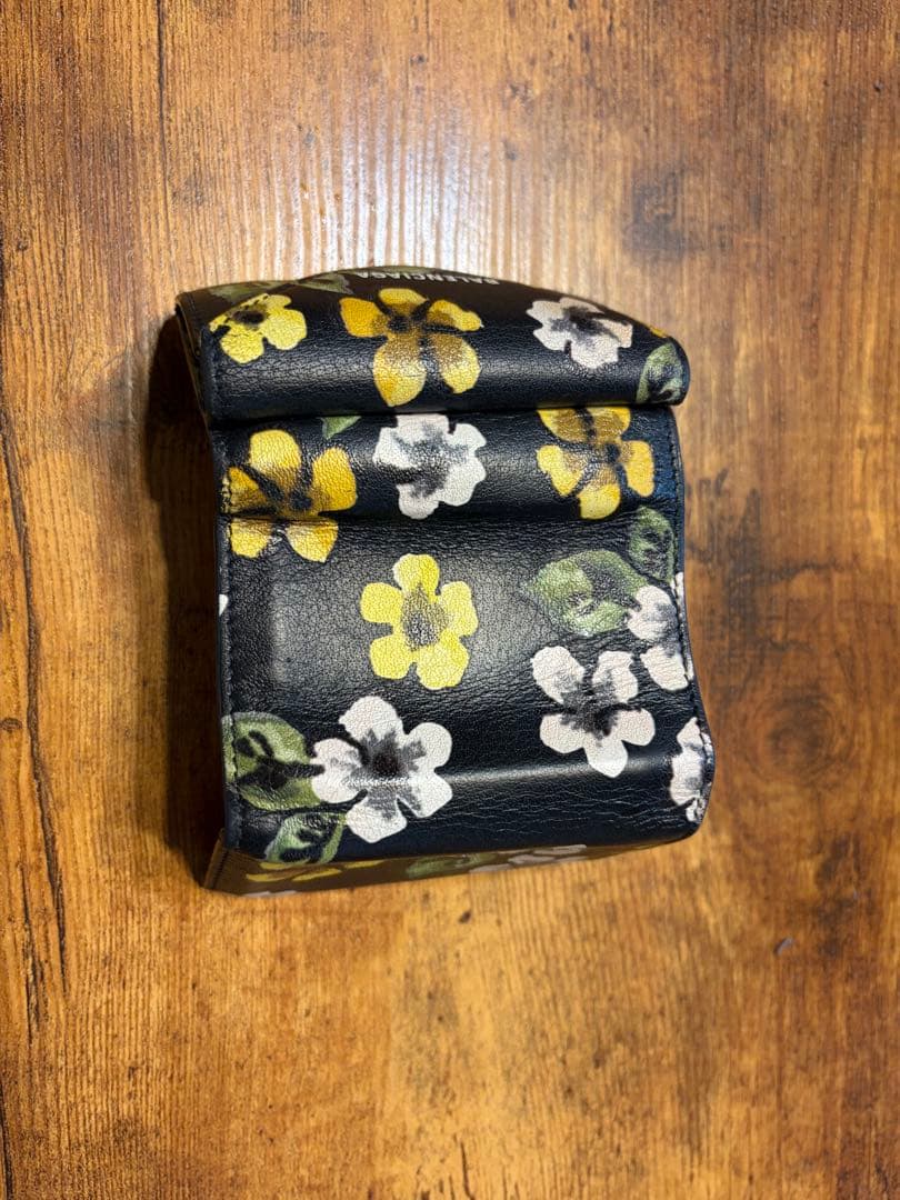 BALENCIAGA フローラル三つ折り財布