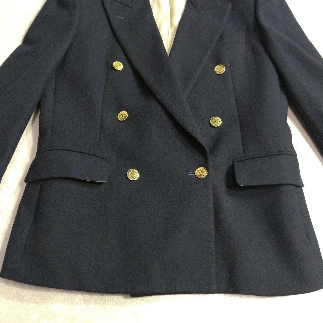 New Yorker✨紺ブレ✨金ボタン✨ダブルブレスト　カシミヤ入り　9AR