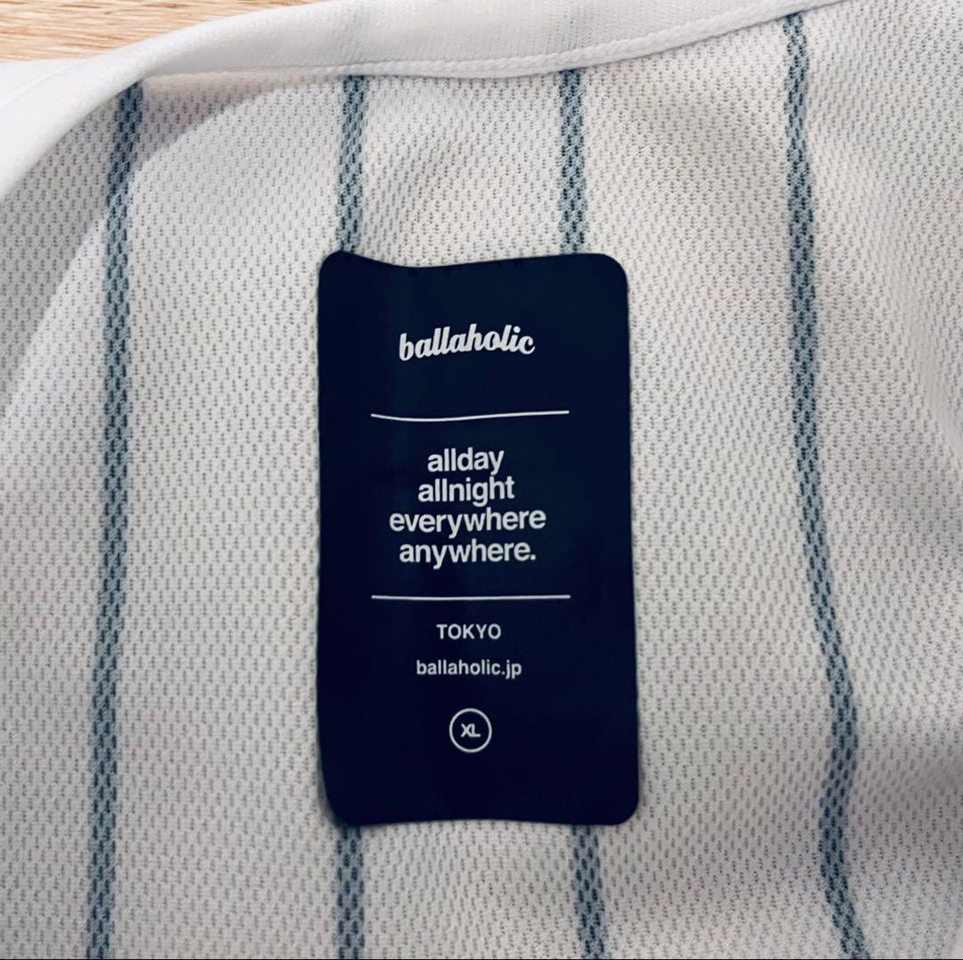 【美品】ballaholic Logo Tank Top XL ストライプ レア