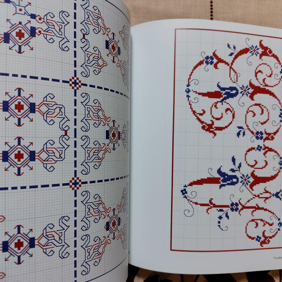Ouvrages de Dames 未使用 クロスステッチ図案 ハードカバー洋書