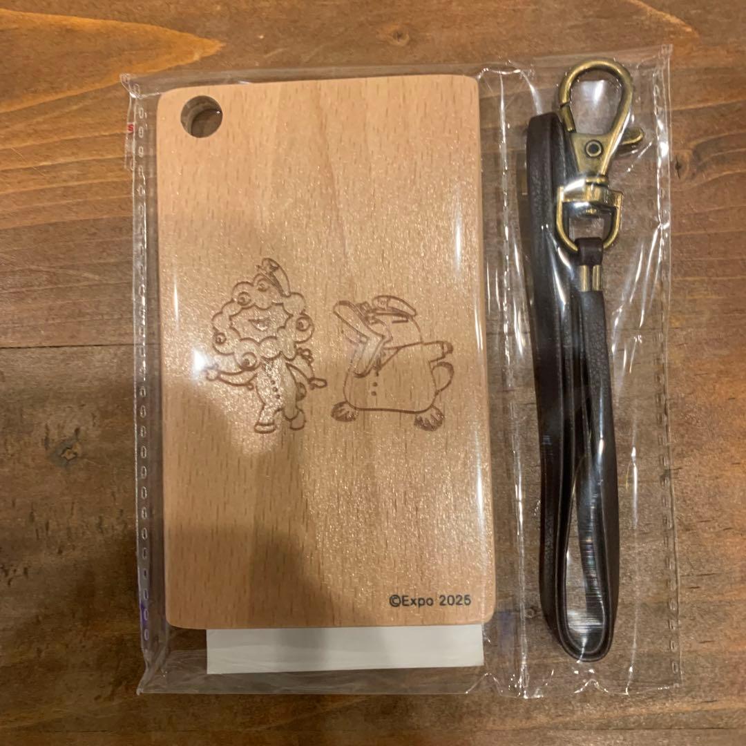 【新品・未使用】【大阪・関西万博限定】ICOCAカードと木製ストラップセット