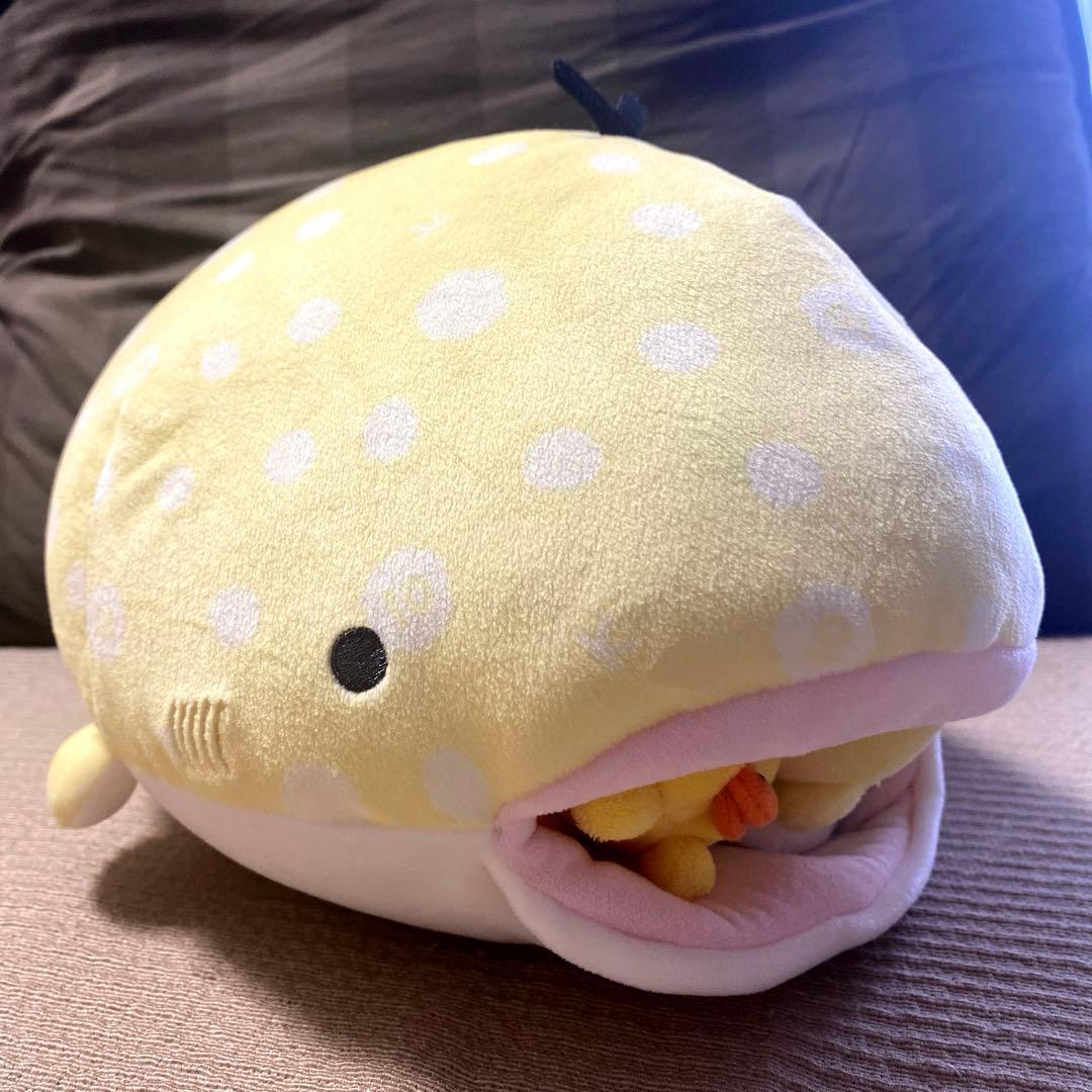 キイロイトリ アクアリウム いっしょに海中さんぽぬいぐるみ ジンベイザメ