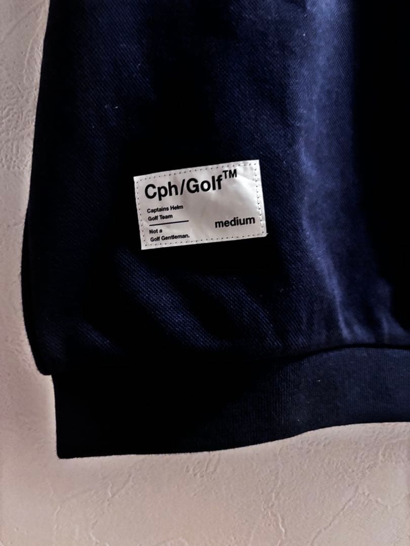 Cph/Golf ネイビーシャツ medium ポロシャツ