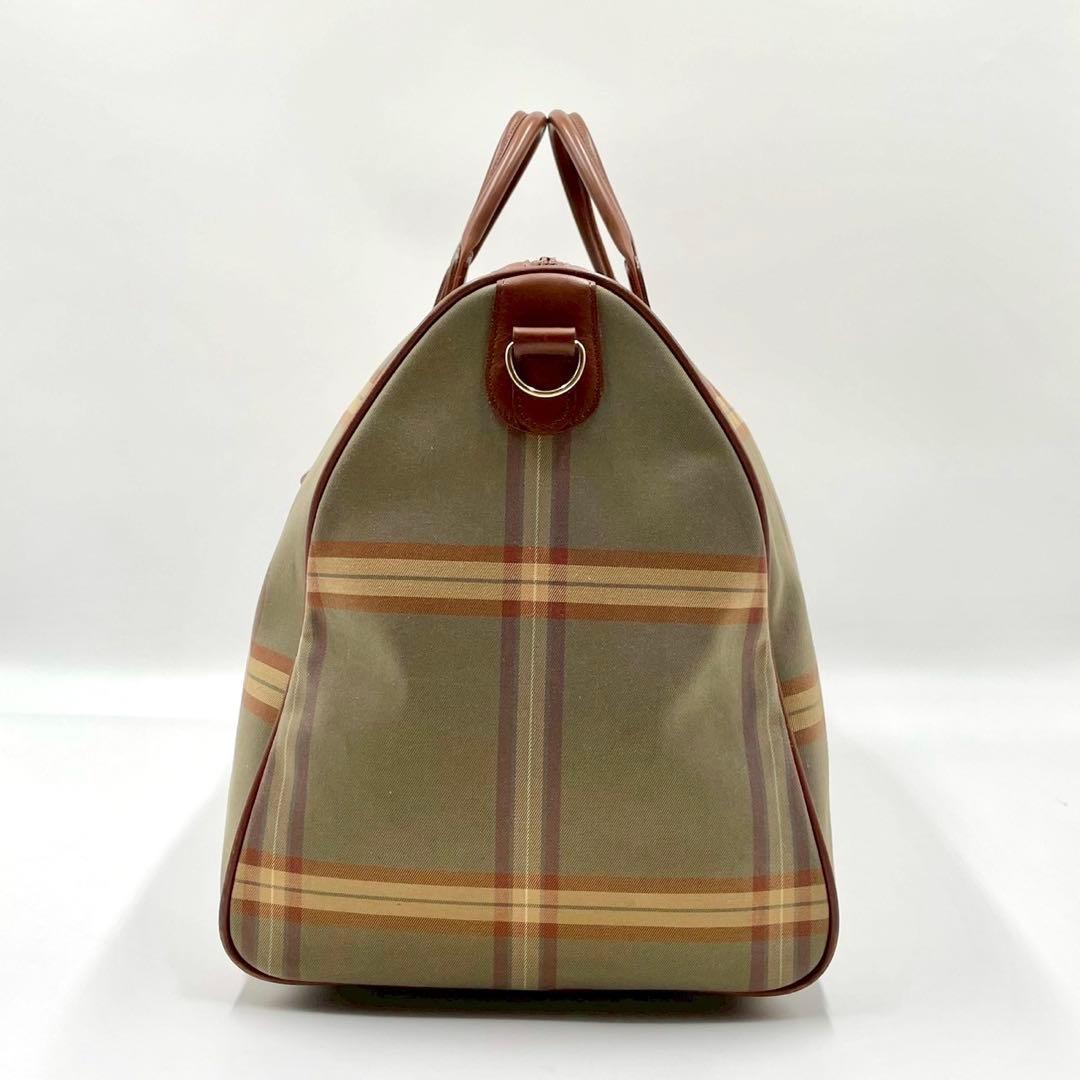 Burberrys バーバリー 2way ボストンバッグ チェック 大容量