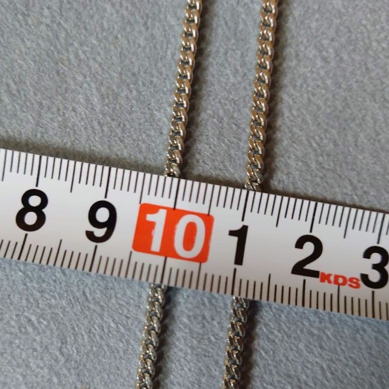 Pt850（10.1g） チェーンネックレス 50cm プラチナ