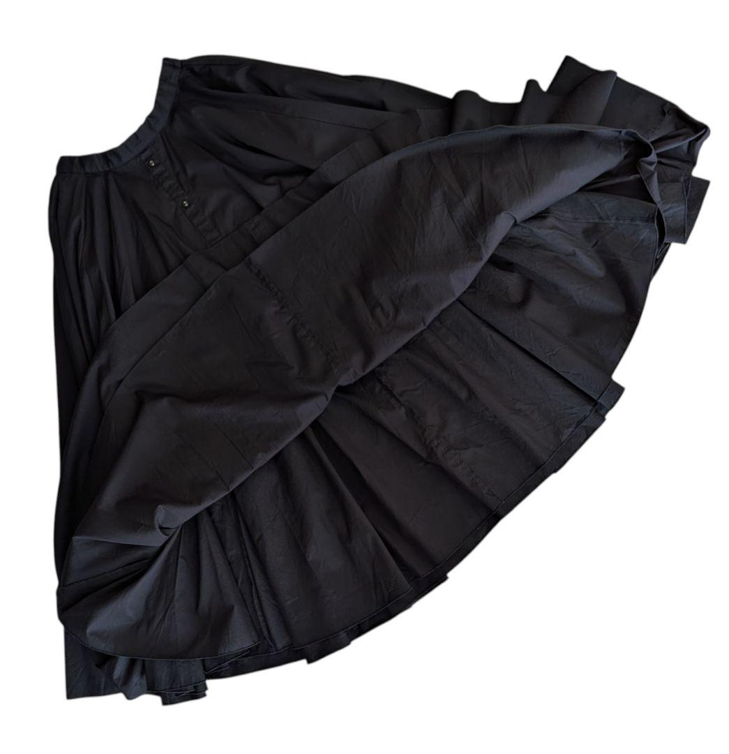 ふ*い様 美品✨️JANNE　 オードリールックスカート　黒　Sサイズ