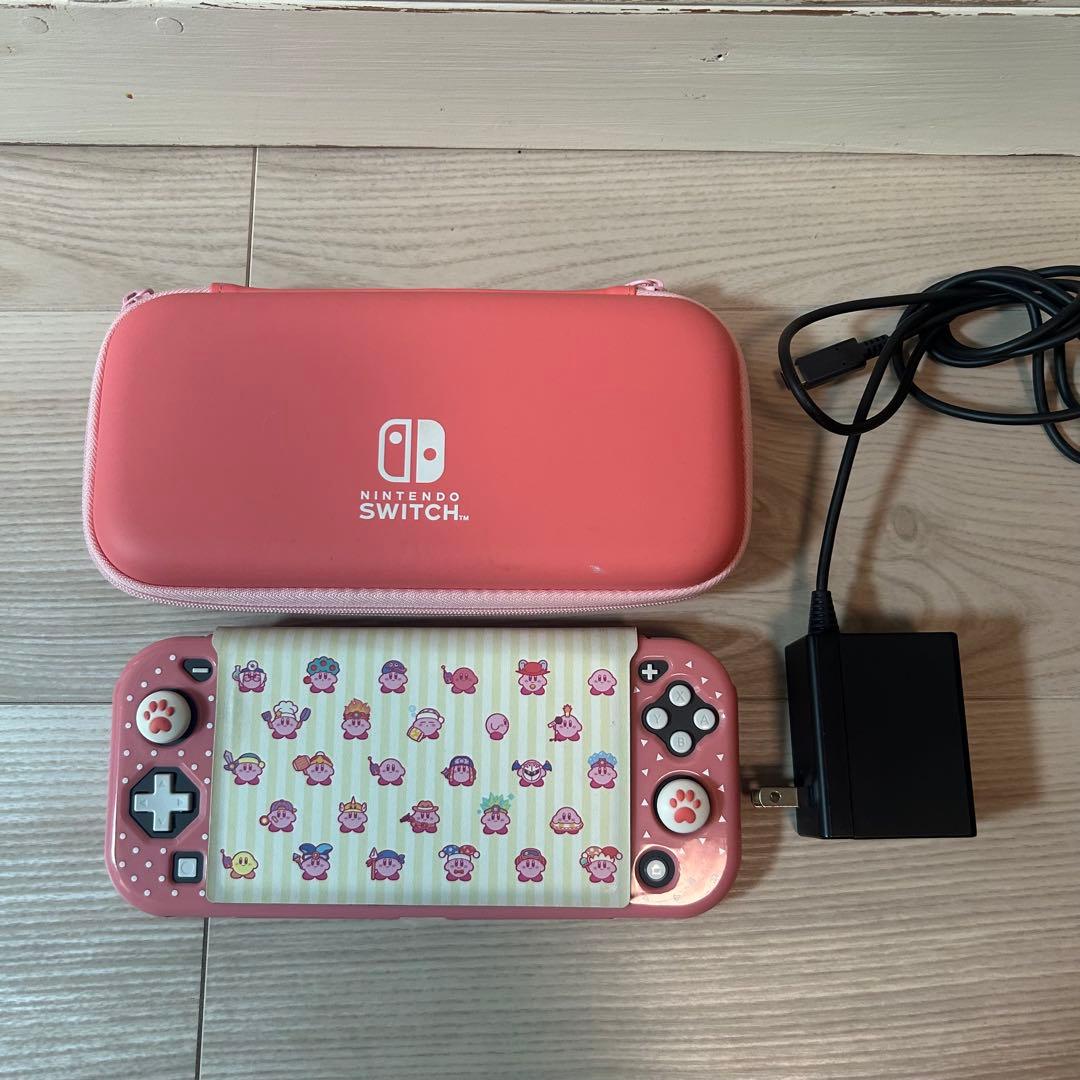 Nintendo Switch 本体 グレー 充電器 カバー セット