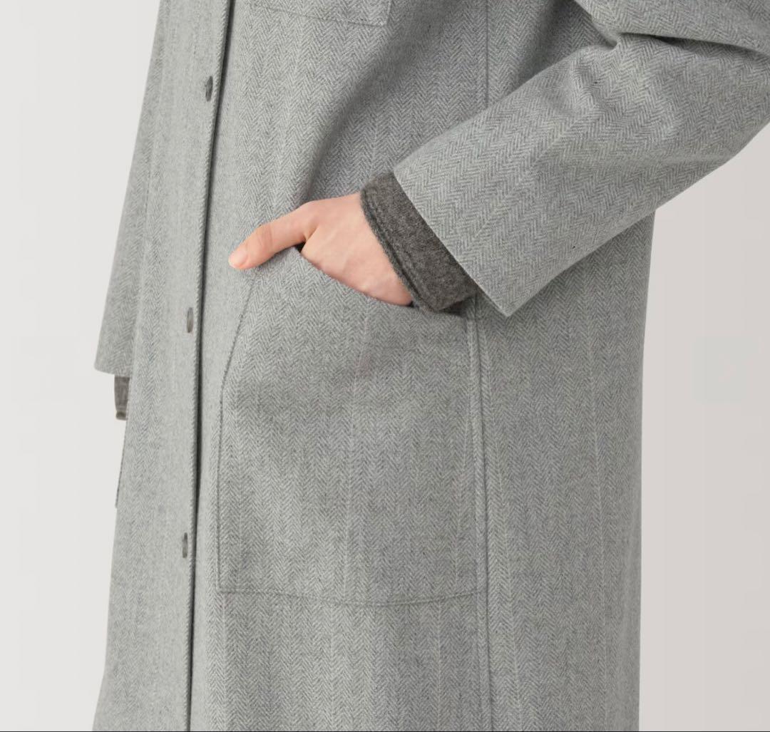 【新品＊タグ付】無印良品 MUJI Labo＊ウール混 ロングコート XL