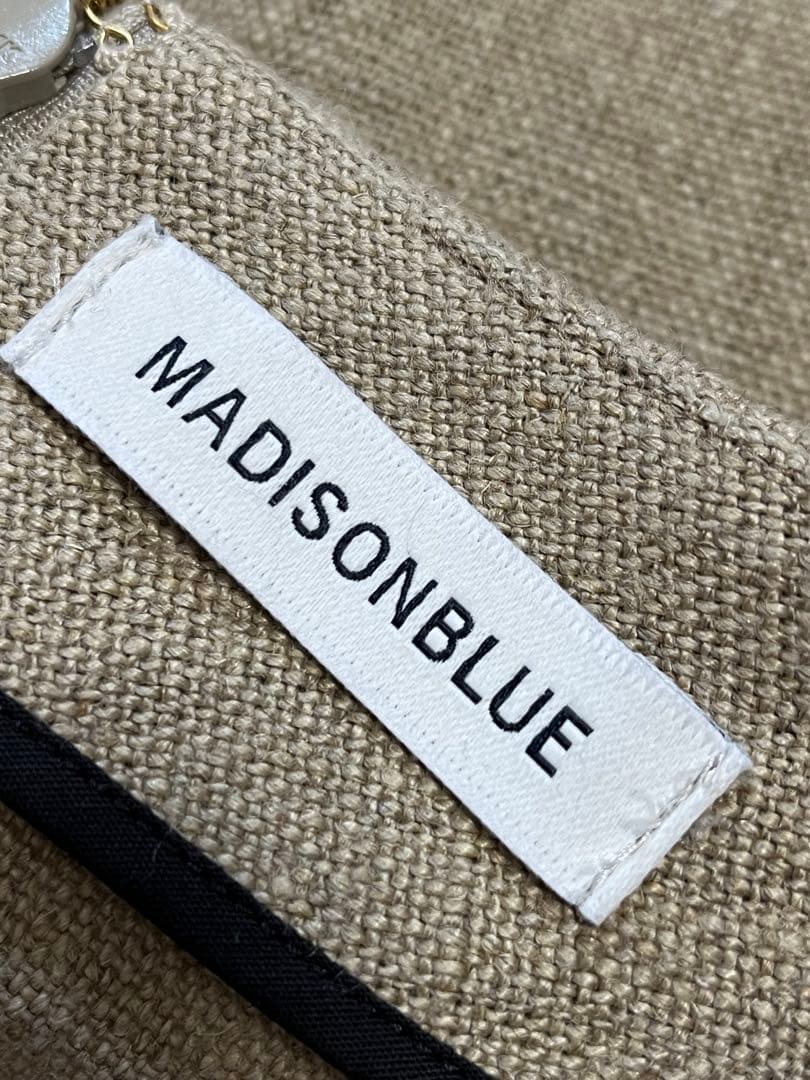 美品／MADISON BLUE マディソンブルー　リネンマキシスカート　ベージュ
