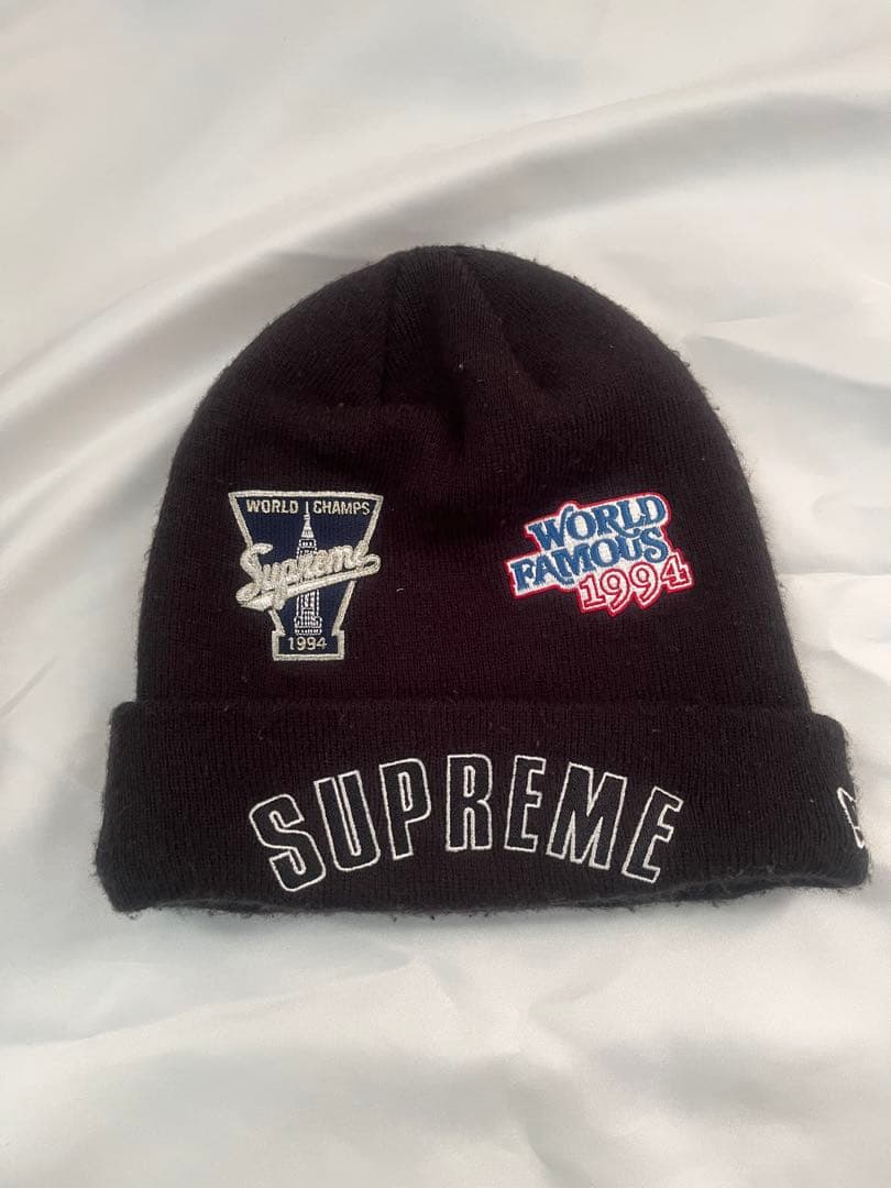 Supreme シュプリーム ニット帽 ワッペン