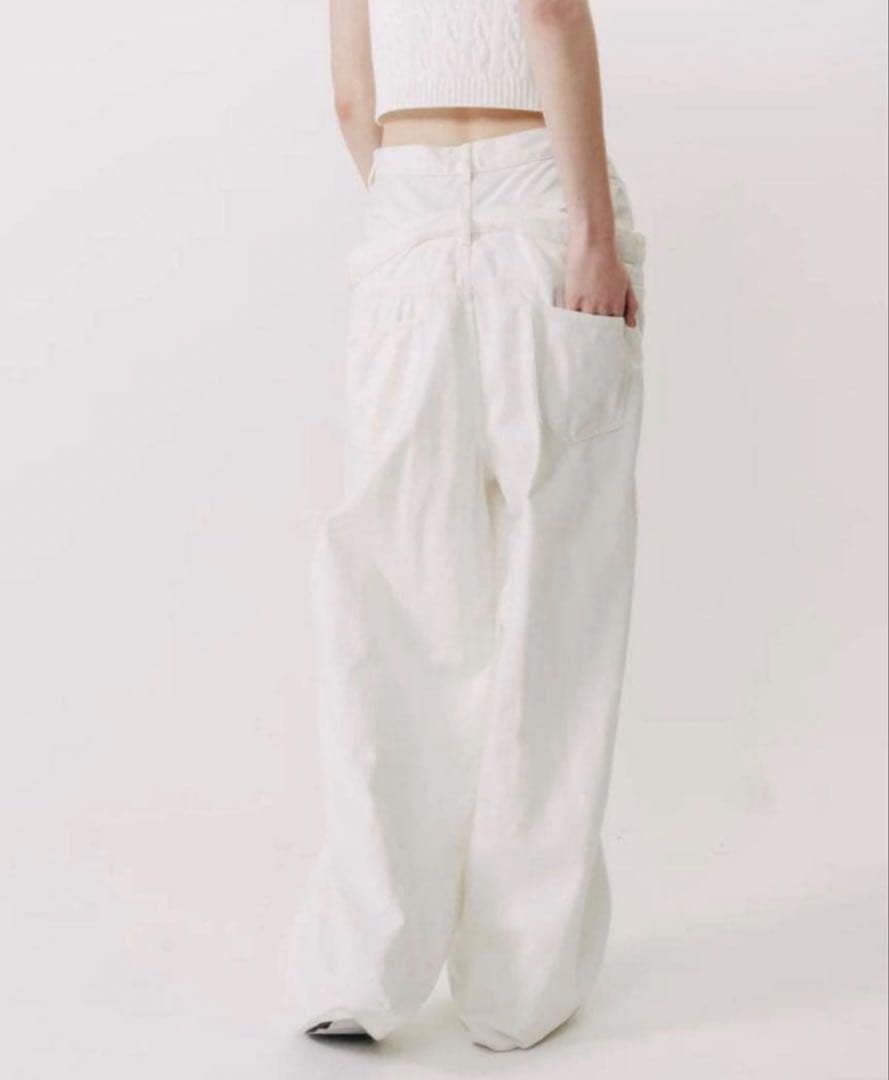 パンツ THETOE/Lexington Double Belt Denim Pants