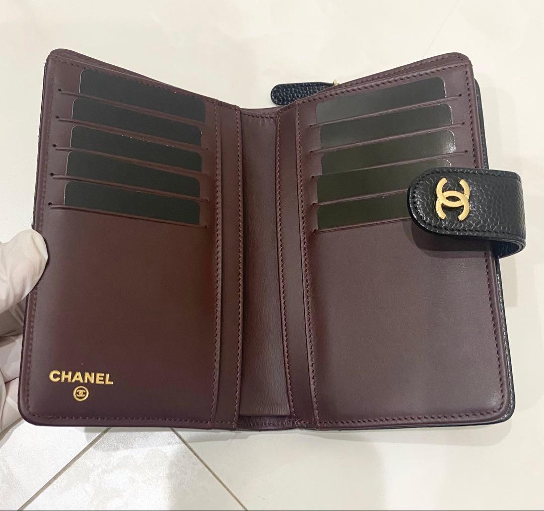 CHANEL マトラッセブラック 二つ折り財布