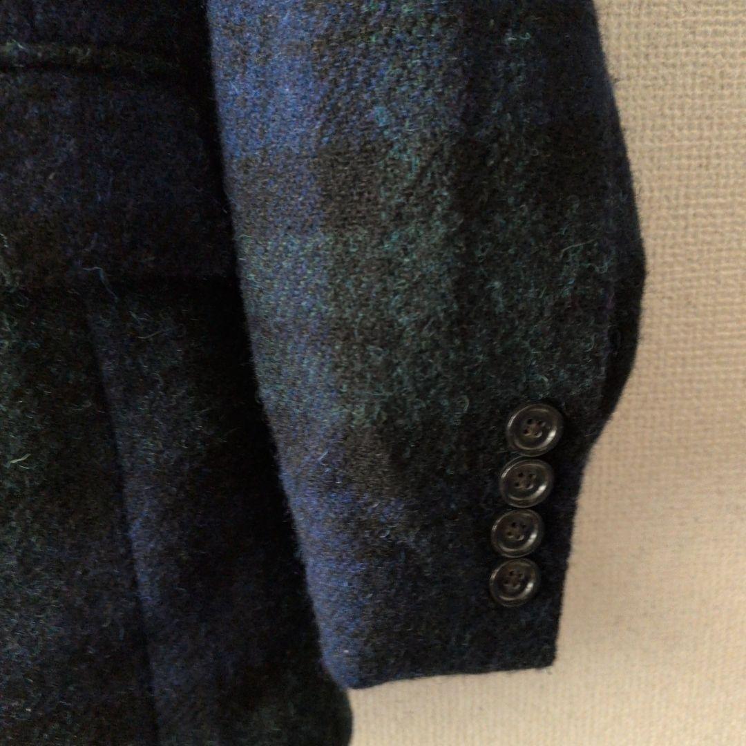 新品 J.CREW×HARRIS TWEED チェック柄 テーラードジャケット