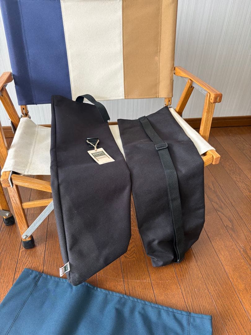 刻印有り カーミットチェア ワイド 2脚セット 純正シート付 コンダクターズ