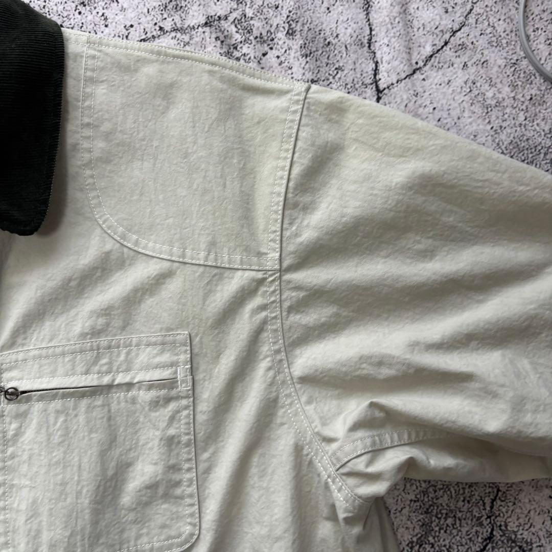 美品　LLBean フィールドコート　サンドベージュ×ブラウン　カバーオール