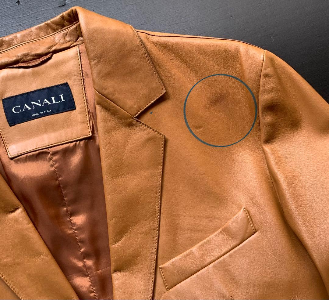 新生CANALI！　かな〜り素敵な春のラムレザー カスタム品　¥25万程