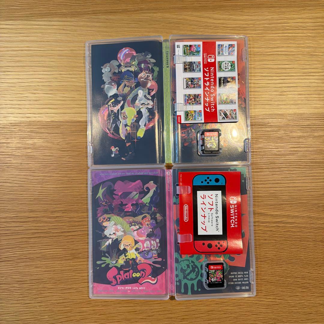 【 Switch ソフト2本セット 】スプラトゥーン2.3