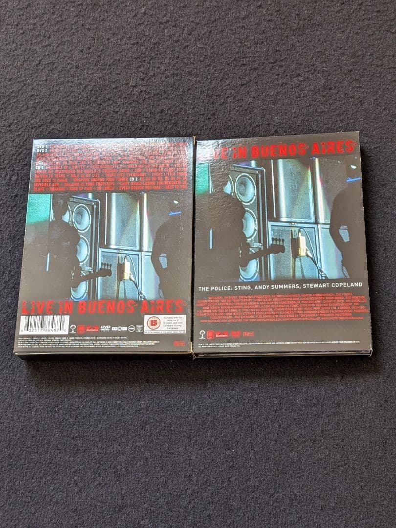 ミュージック POLICE LIVE DVD CD EVERY BREATH YOU TAKE