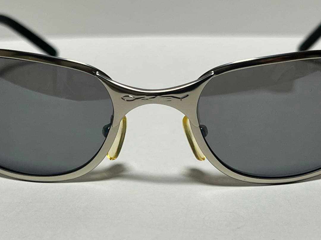 90s Oakley スポーツサングラス シルバー ヴィンテージ