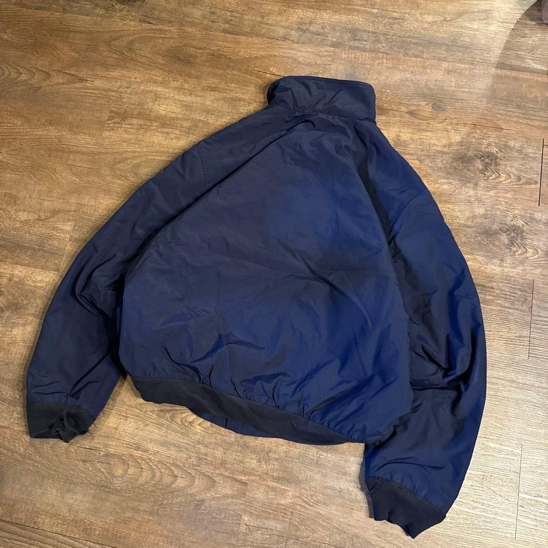 90s L.L.Bean ウォームアップジャケット　ナイロン　短丈　裏地ボア