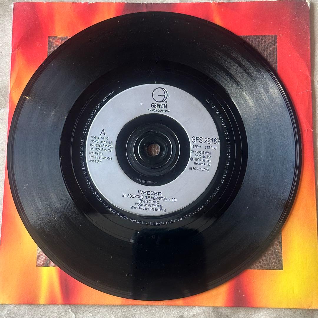 weezer EL SCORCHO シングルレコード