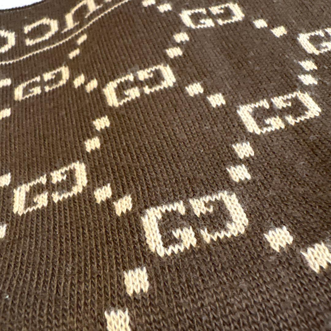 GUCCI リバーシブルニットマフラー