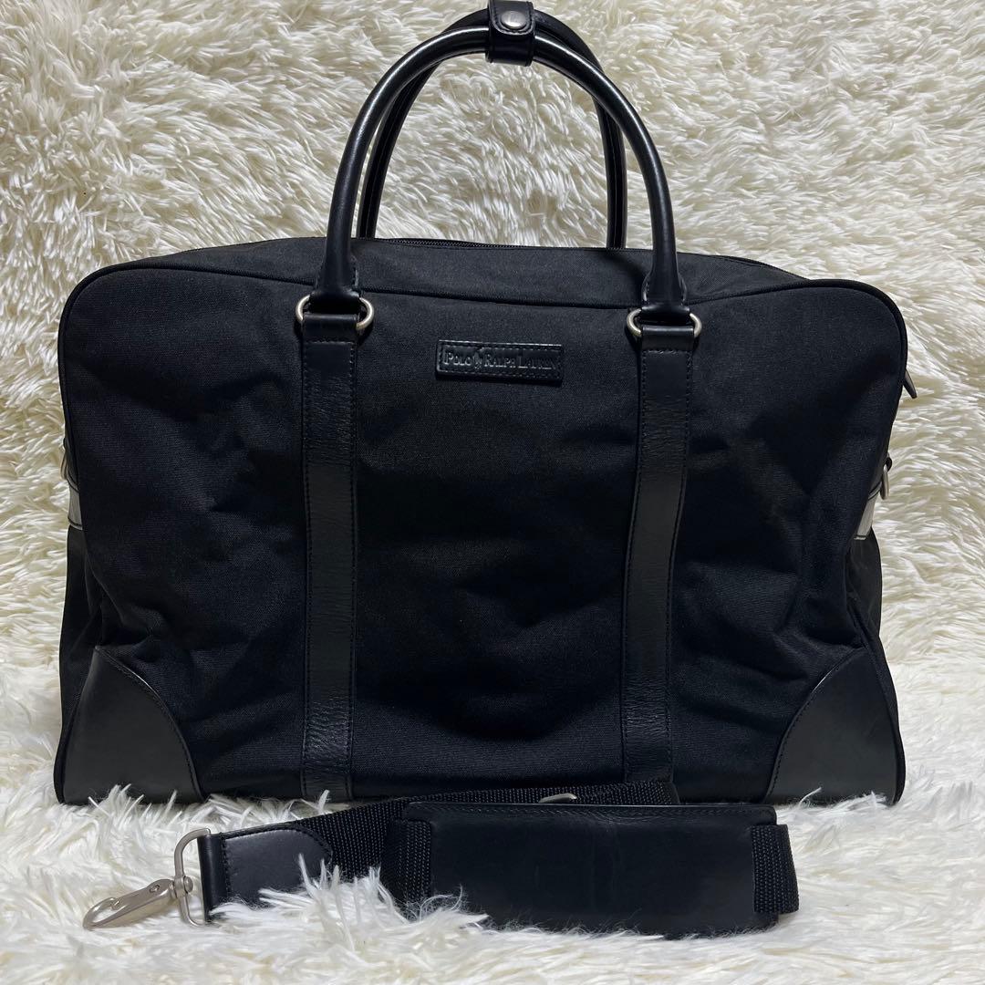 【美品】POLO RALPH LAUREN boston bag 2way