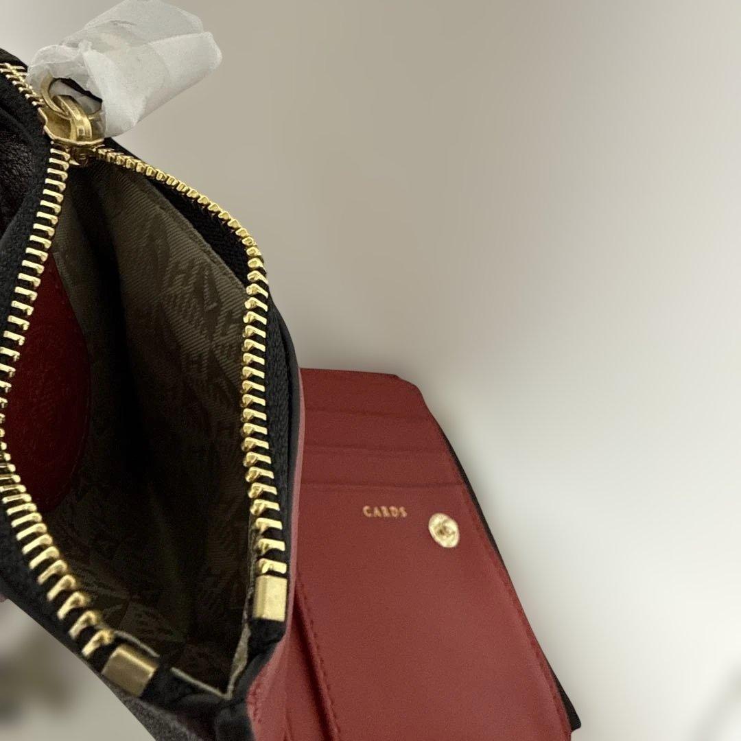 ANYA HINDMARCH ブラック 二つ折り財布