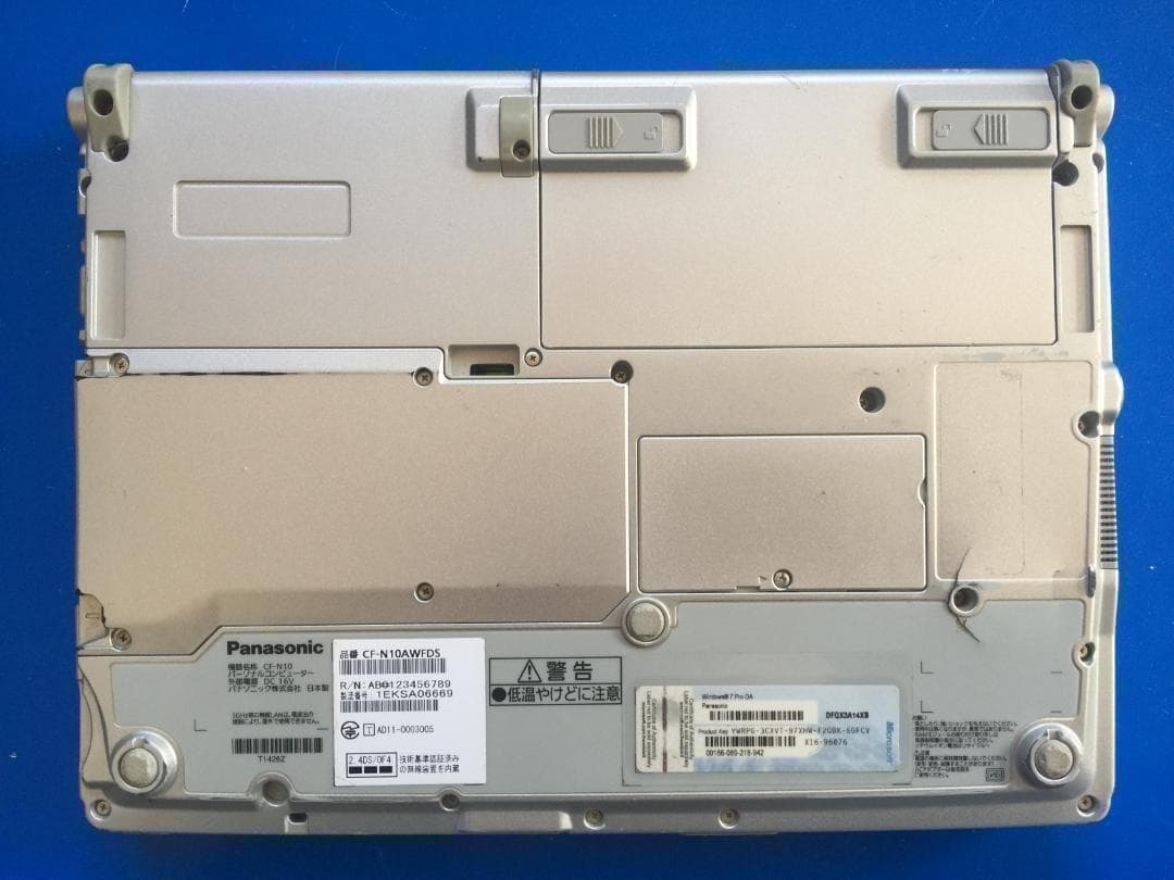 Panasonic CF-N10AWHDS 12.1型 コンパクトノートパソコン