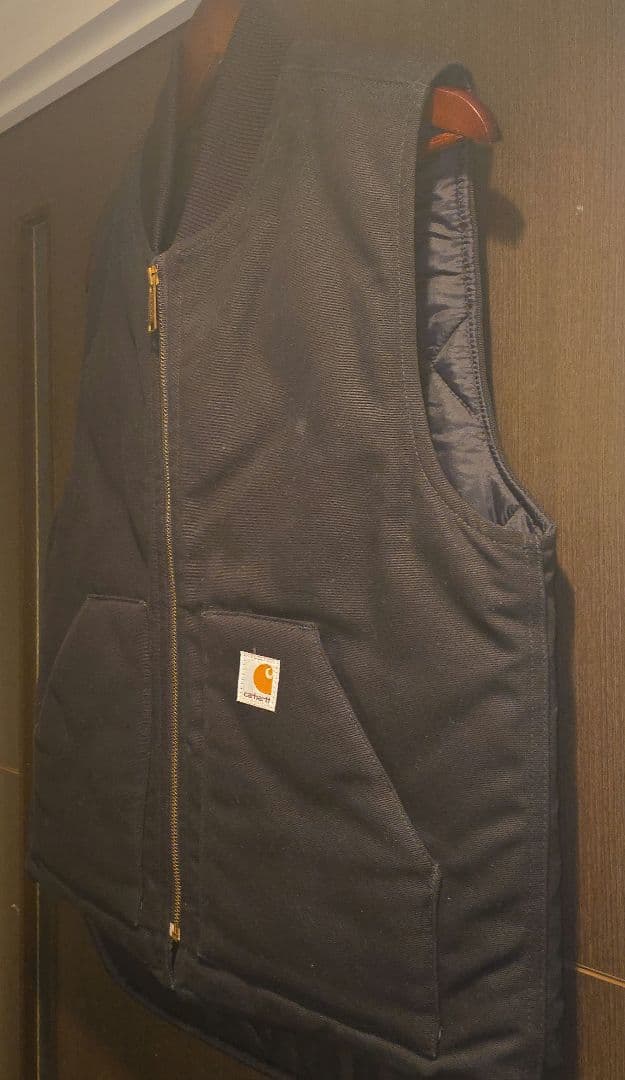 Carhartt カーハート ダックベスト 中綿 V01 黒　ブラック Sサイズ