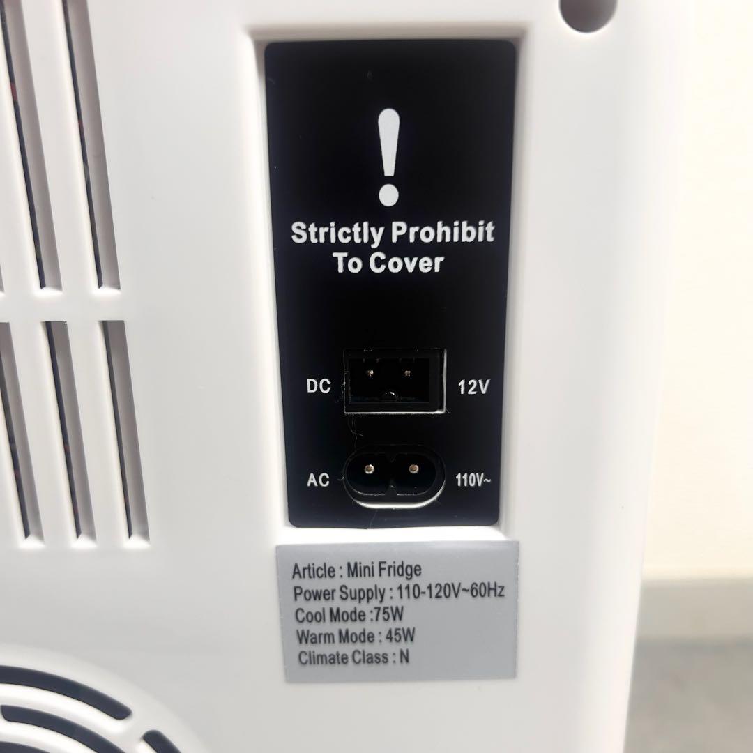 【美品】小型 20L ミニ冷蔵庫 LCD温度表示 ペルチェ式