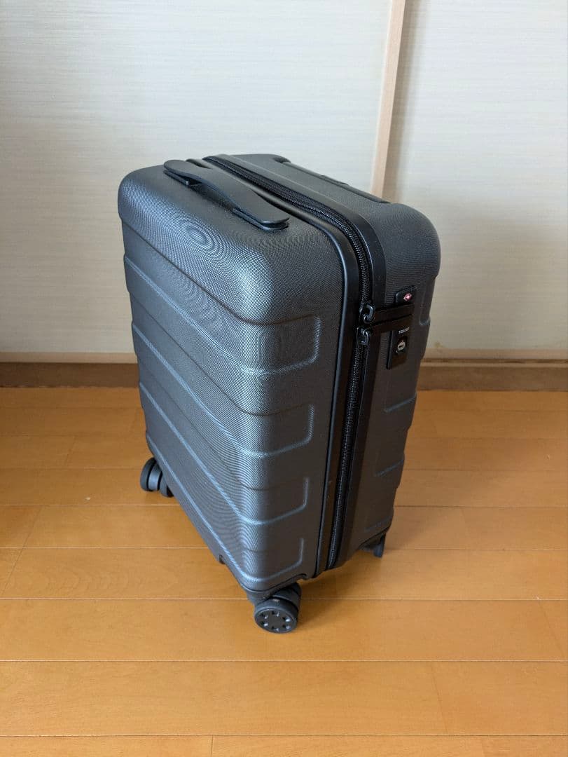 無印良品 Muji バーを自由に調節できるキャリーケース　グレー 20L