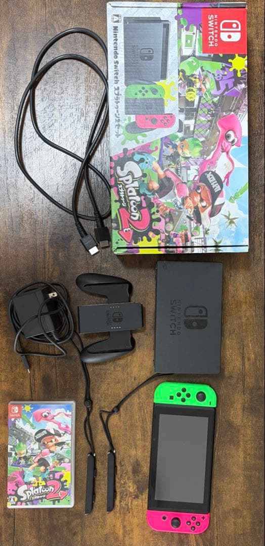 【美品】Nintendo Switch スプラトゥーン2エディション 本体