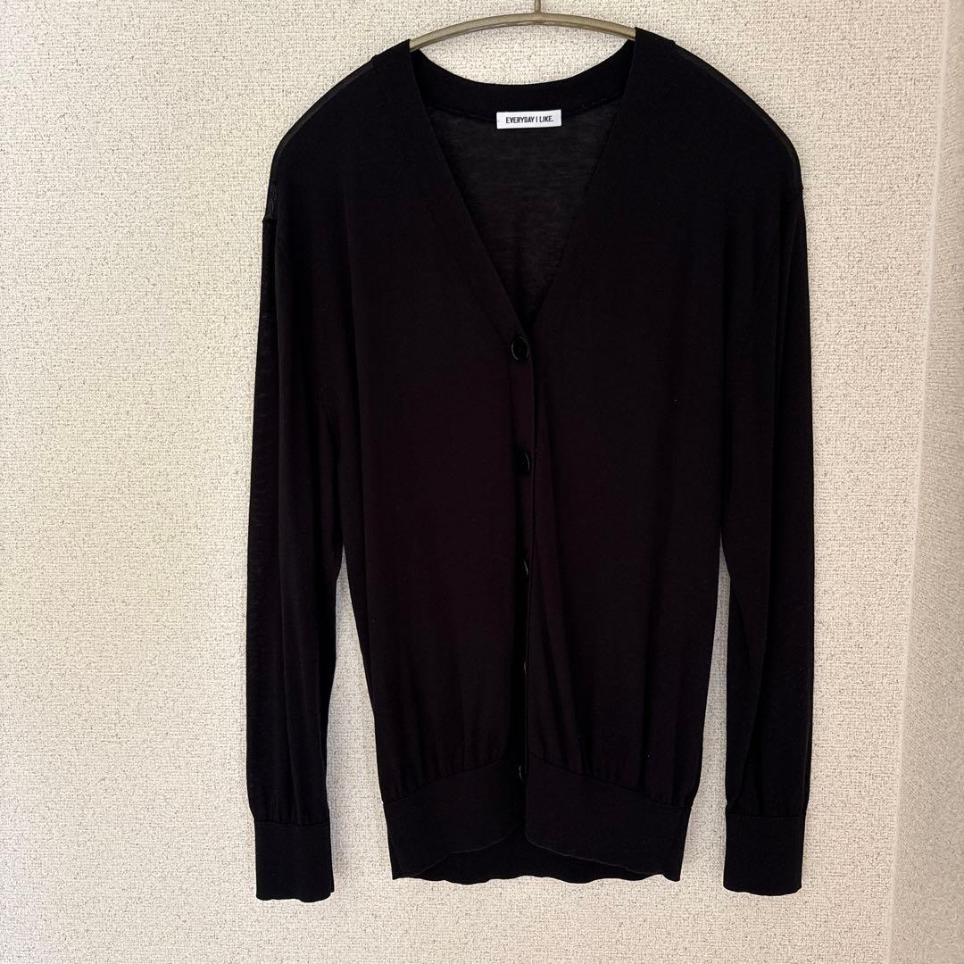 Deuxieme Classe Semi Sheer Vネック カーディガン