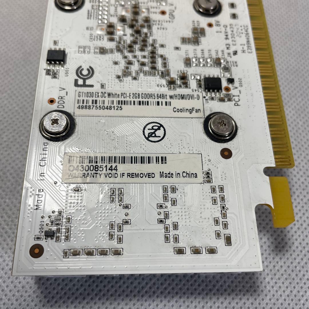 玄人志向 NVIDIA GeForce GT 1030グラフィックボード2GB