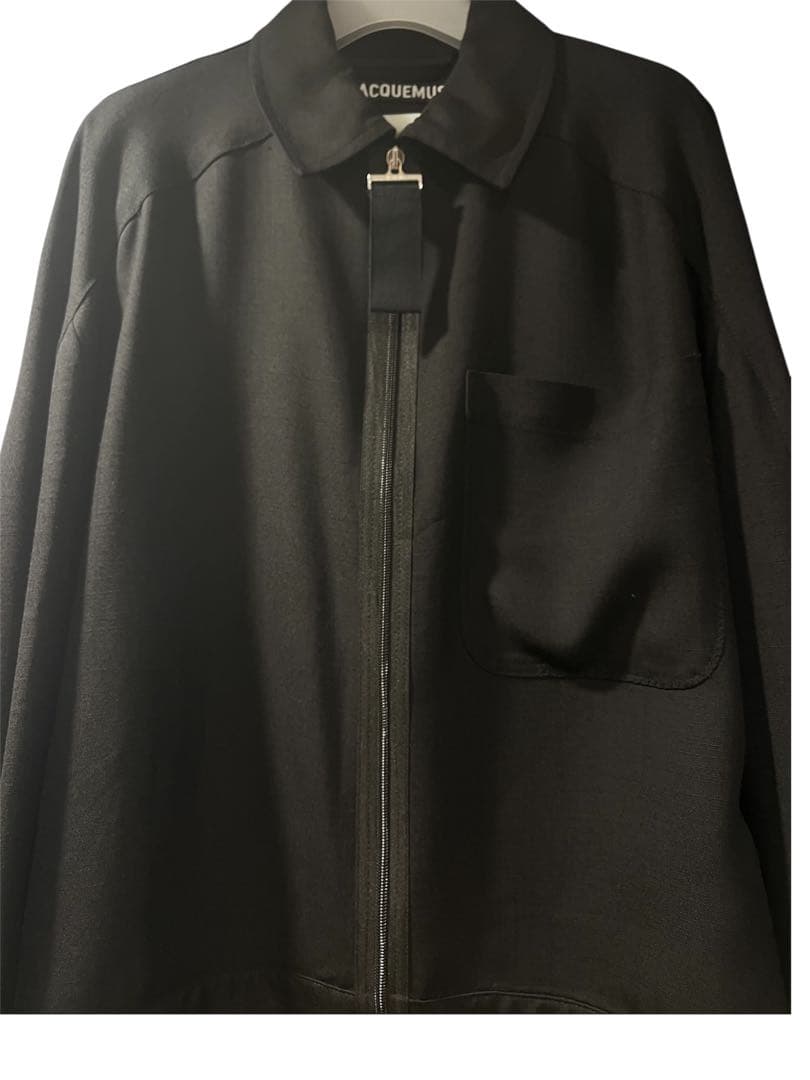JACQUEMUS ブルゾン BLACK 46 LE BLOUSON LINU