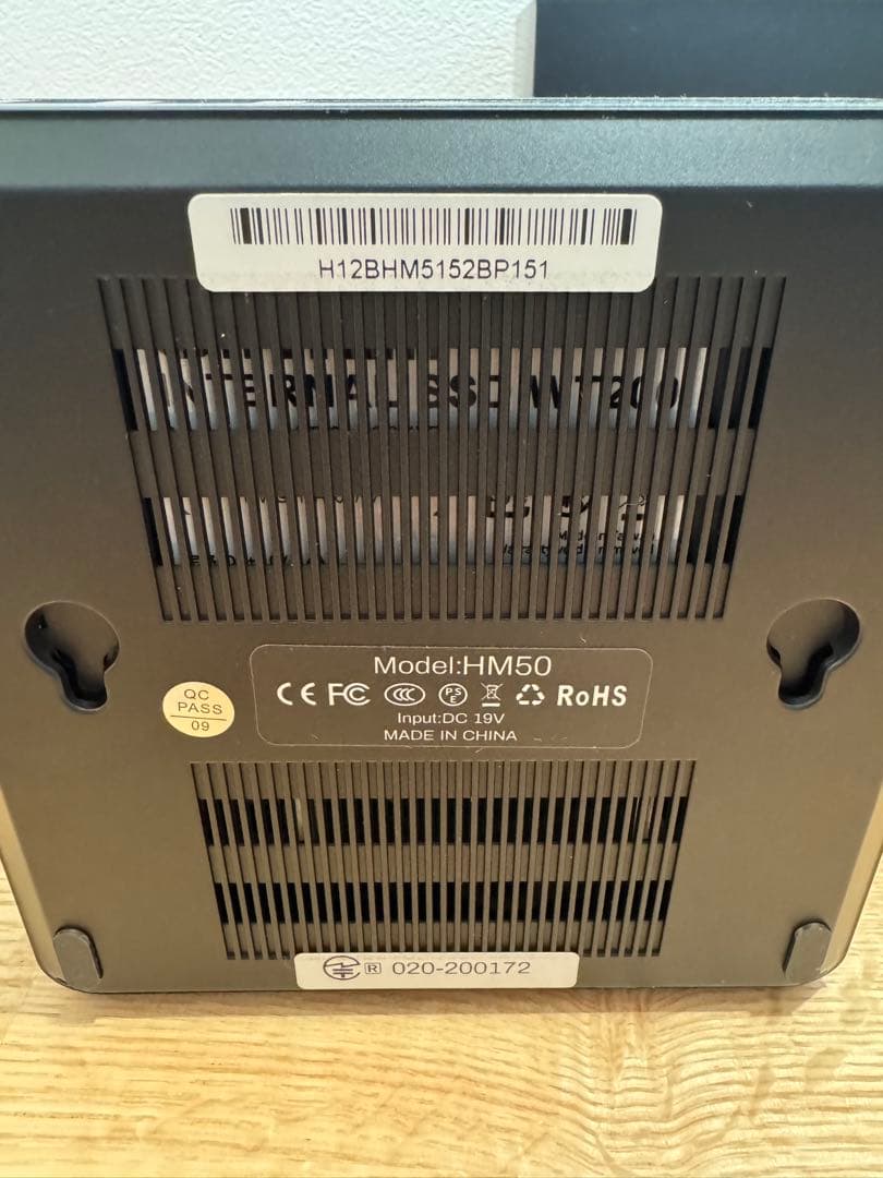 MINIS FORUM HM50 ミニPC パソコン デスクトップ SSD増設
