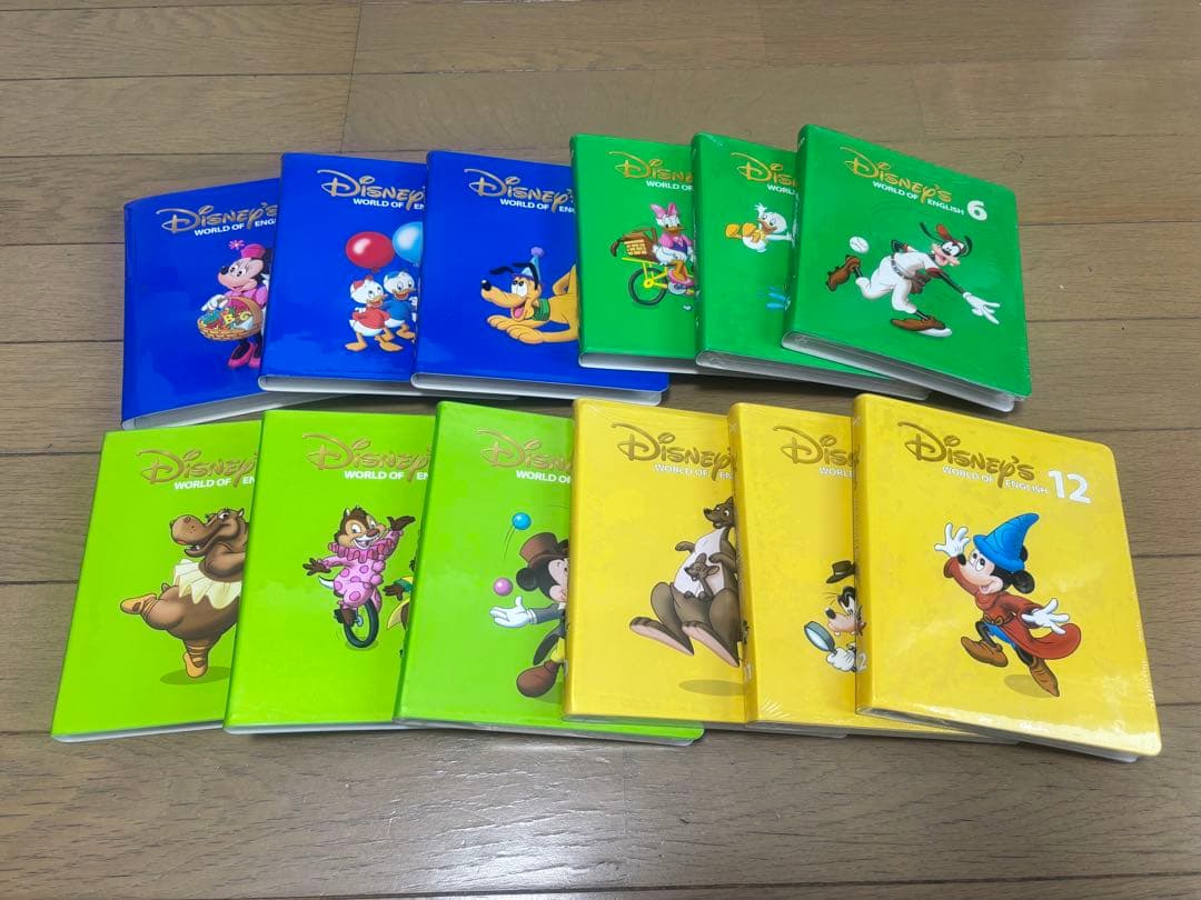 Disney WORLD OF ENGLISH DVD 12巻セット
