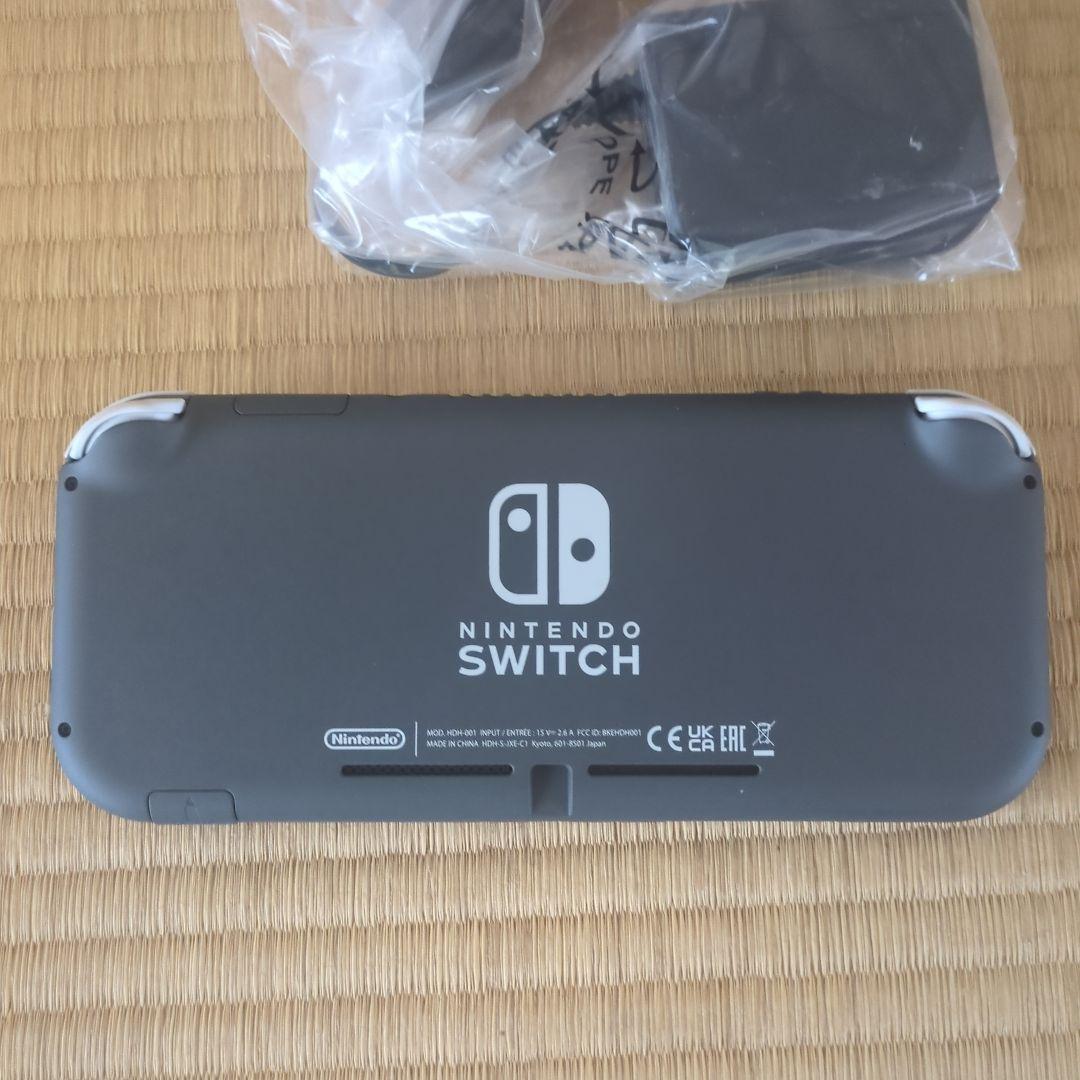 Switchライト本体グレーとボンバーのソフト