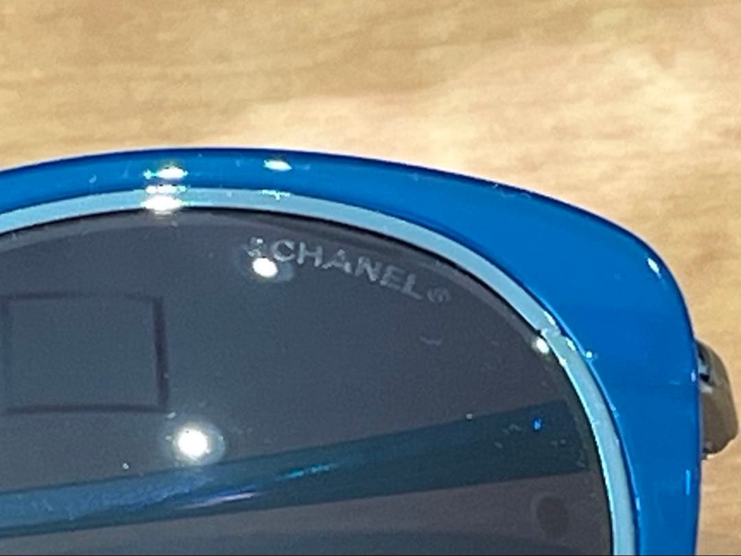 CHANEL サングラス　青