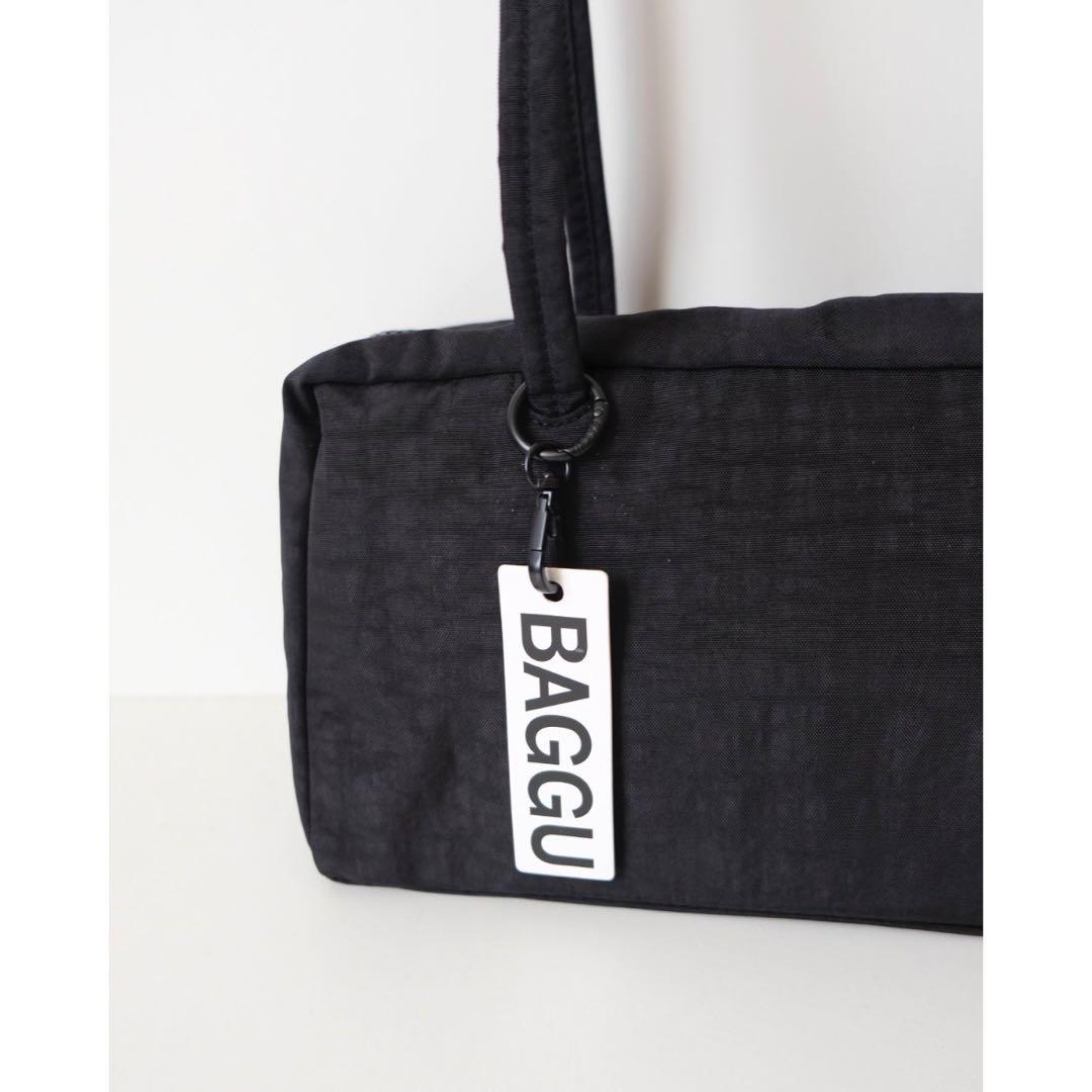 BAGGU Nylon Bowler Bag Blackショルダーナイロンバッグ