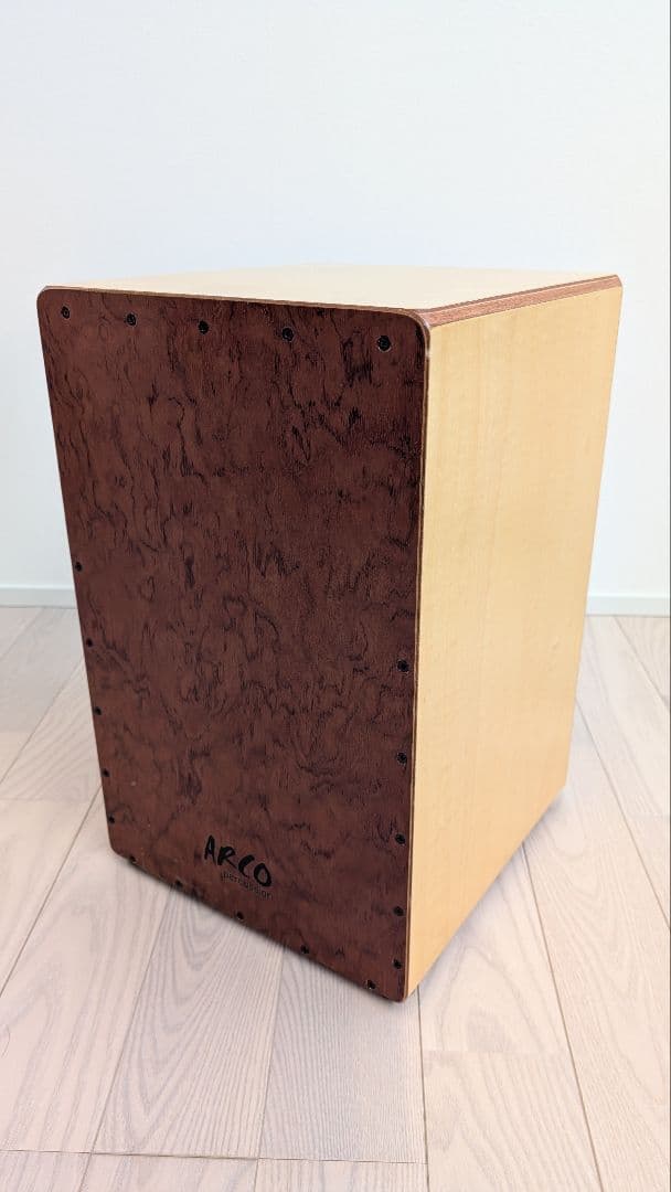 美品　ARCO PERCUSSION　カホン　SW77　ブビンガ　アルコ　ケース