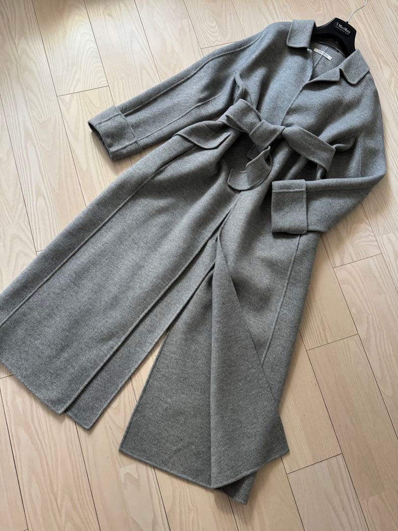 'S Max Mara ダブルフェイス生地のウールアンゴラコート