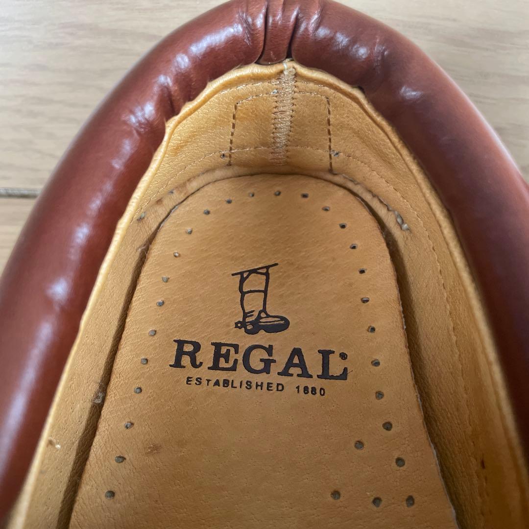 REGAL（リーガル）デッキシューズJE-38ブラウン26.0cm
