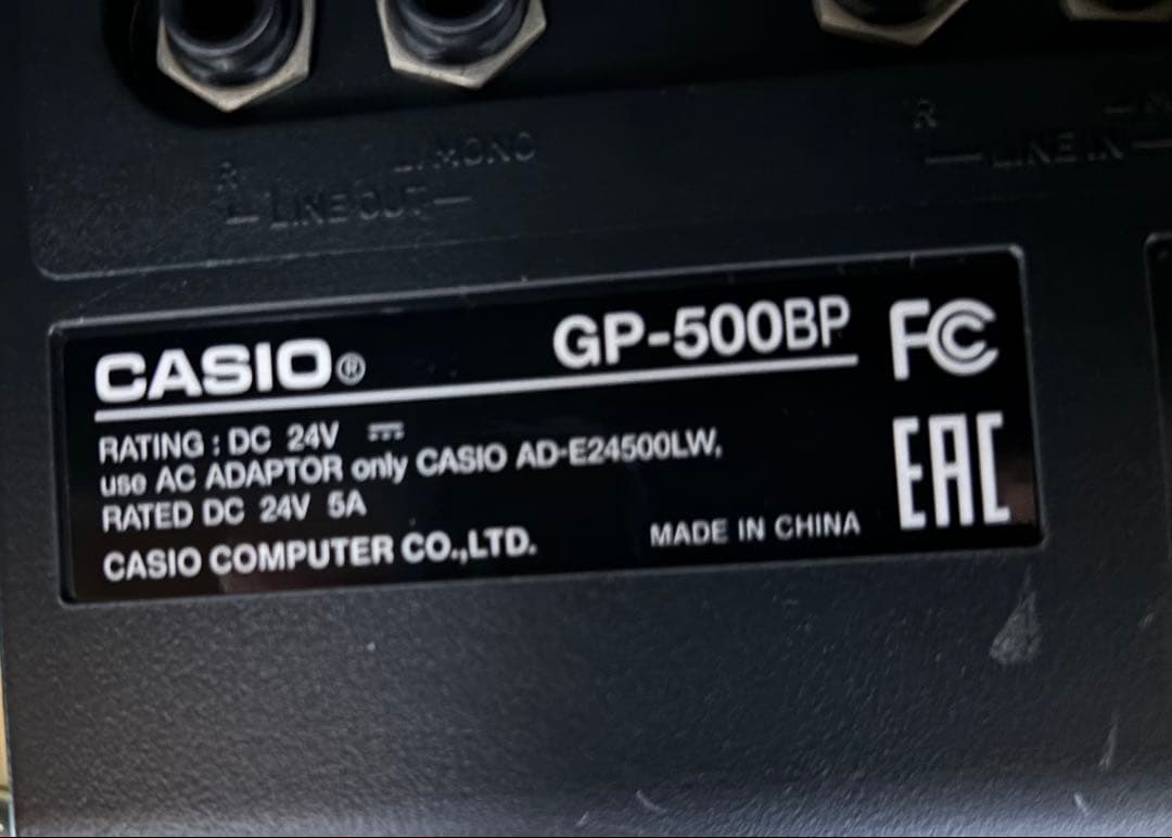 CASIO CELVIANO電子ピアGP500BP中古黒光沢仕上 (付属品込み)