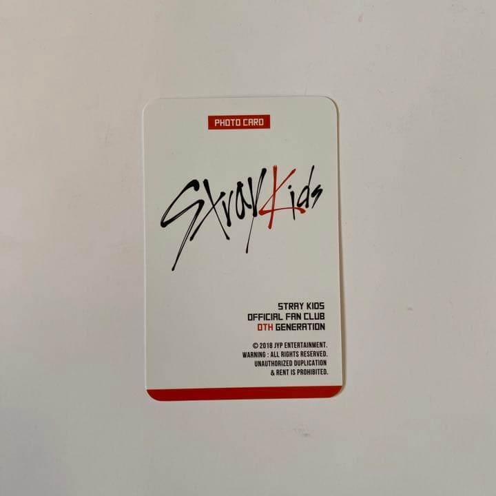 stray kids ハン　FC 0期　トレカ