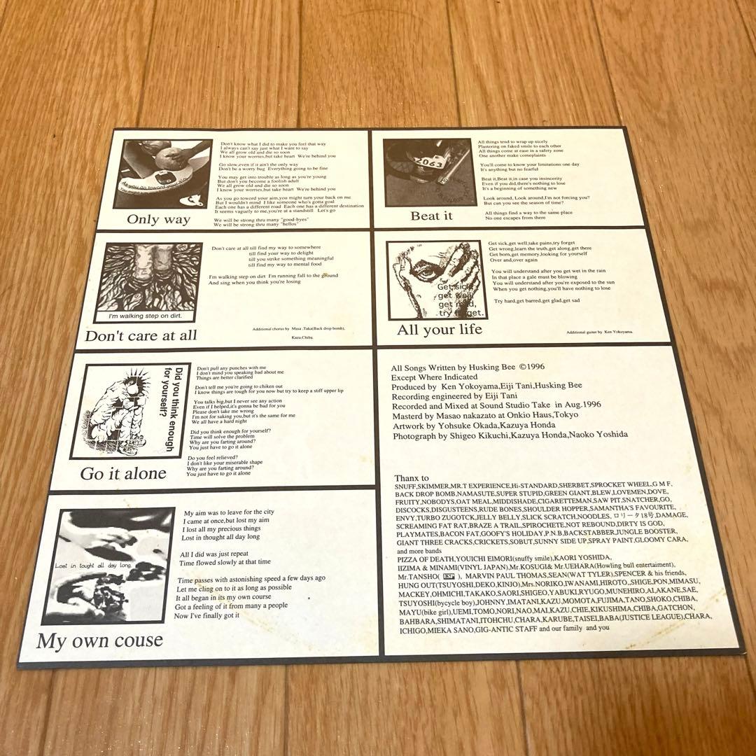 HUSKING BEE GRIP LP ハスキングビー　レコード　メロコア